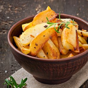 Patatas cabramelizadas