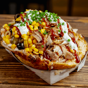 Patata asada completa + Kebab