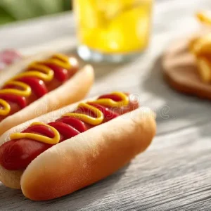 Menú perrito caliente + patatas